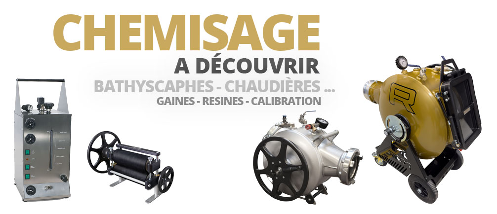 chemisage continue par réversion de gaine