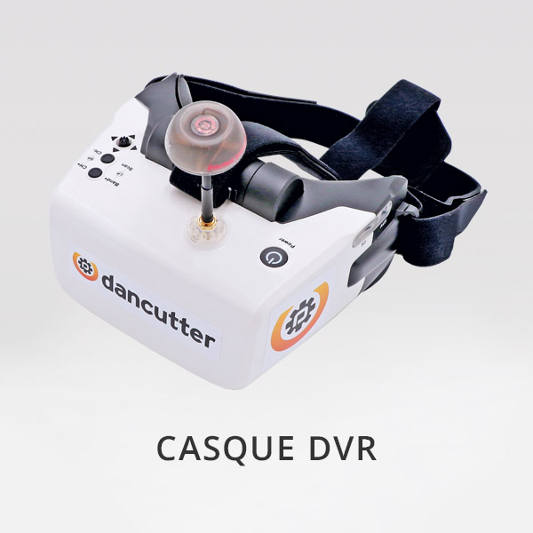 robot fraisage DC casque DVR FPV