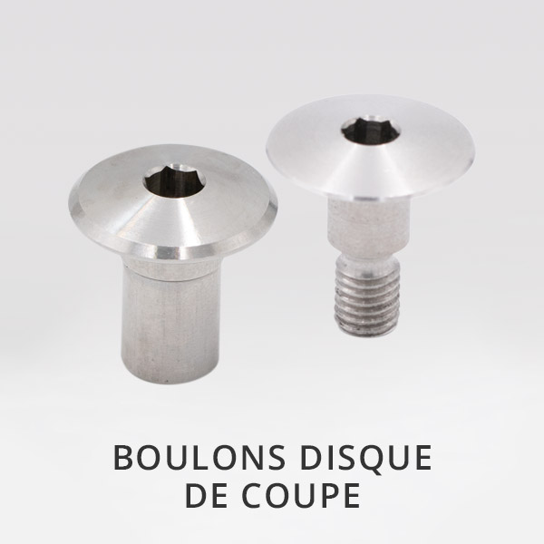 robot fraisage DC boulons disque de coupe