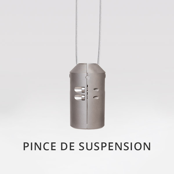 robot fraisage DC pince de suspension